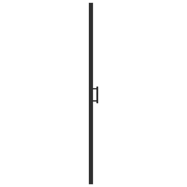 vidaXL Duschdörr, 100x178 cm, härdat halvfrostat glas