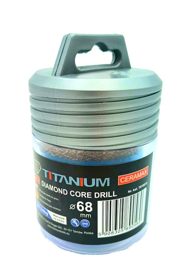 Diamantkronborr 68mm för stenplattor M14 TITANIUM