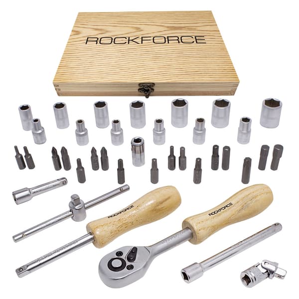 ROCKFORCE NYCKELSATS 1/4" 38 delar