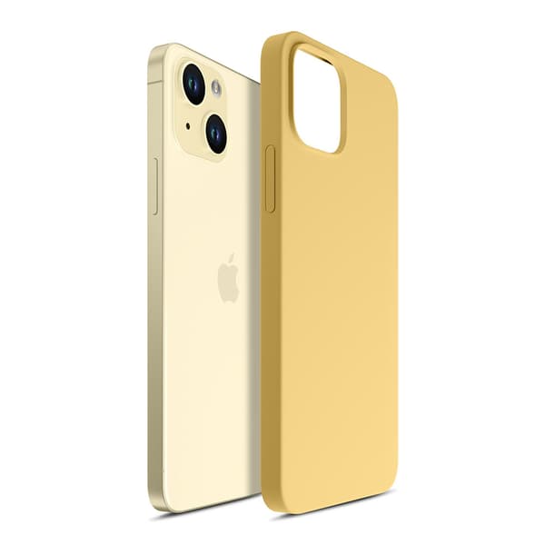 Apple iPhone 15 - 3mk Hardy Silikone MagCase Gul