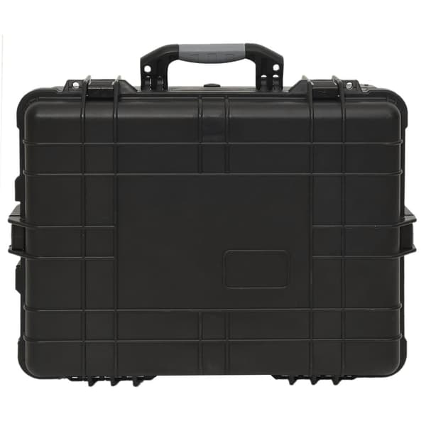 vidaXL Flightcase, svart, 58x45x27 cm, PP