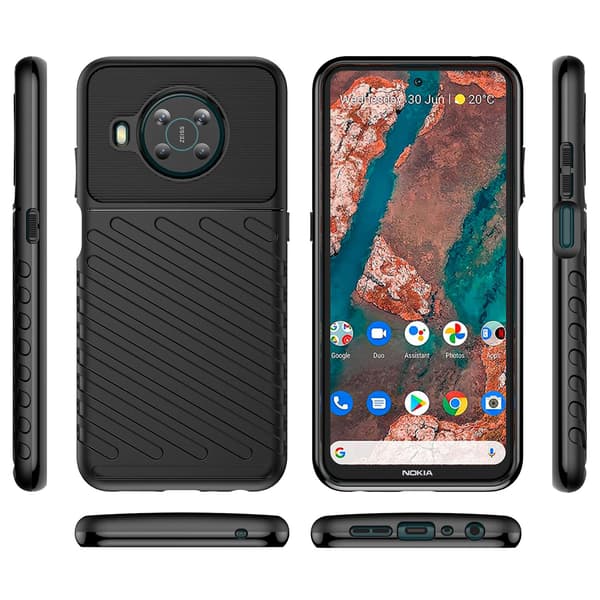 Thunder Case flexibelt armerat fodral Nokia X100 svart