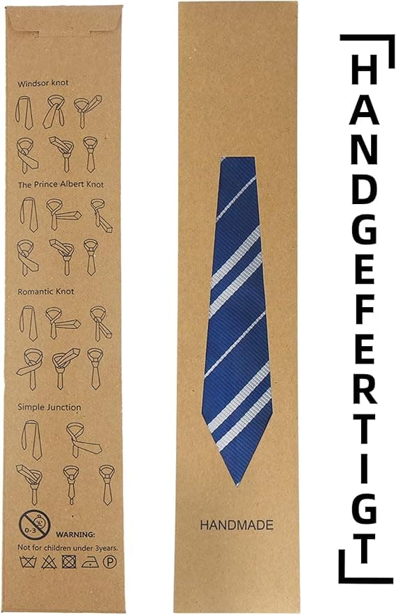 Herrslips, marinblå, randig, smal, elegant, randig