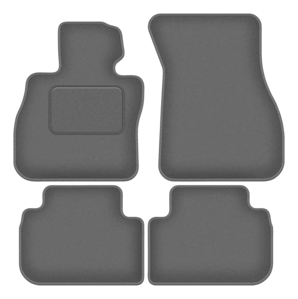 Velour grafit bilmåtter til: BMW 1 F40 hatchback (2019-)