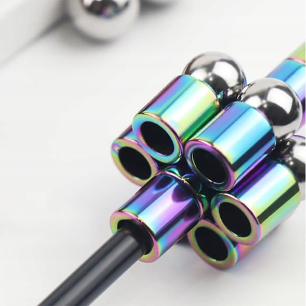 Antistress magnetisk metallfleecepenna multifunktionell som present