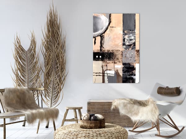 Billede - Fortryllede visioner (1-delt) - kunstnerisk baggrund i abstrakt form