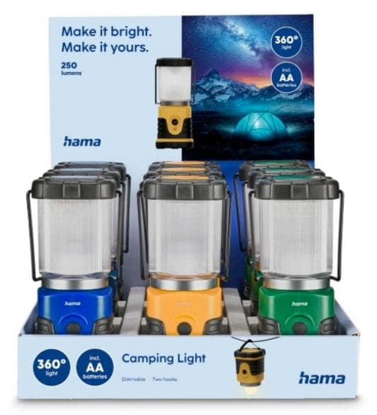 HAMA udendørs campinglampe L250