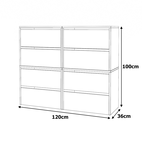 Skoskab eg Wotan 120 cm