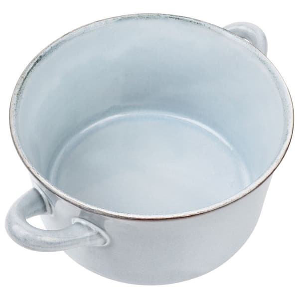 Blå keramisk bouillonskål 600 ml