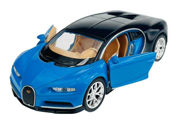 WELLY BUGATTI CHIRON BLÅ 1:34 43738
