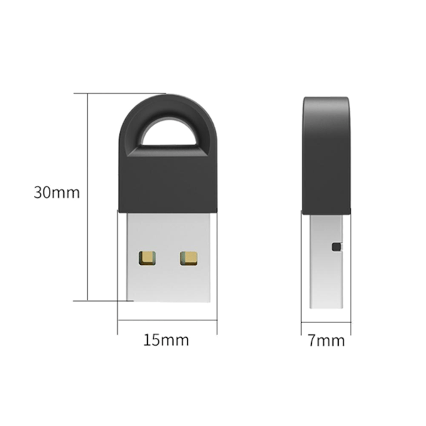 Adapter Bluetooth 5.1 USB sändare mottagare BT 5.0 trådlös dongle