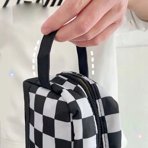 Skolerygsæk Ungdoms Satchel Multi-rums penalhus USB mavetaske