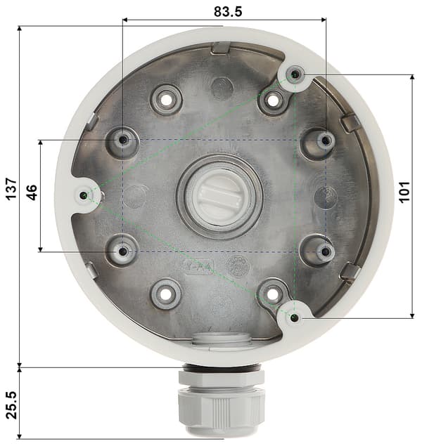 Hikvision DS-1280ZJ-PT6 KAMERAFÄSTE
