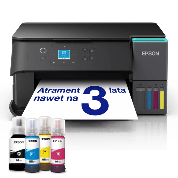 EPSON EcoTank L4360 Sort Alt-i-en-printer