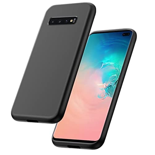 ETUI TIL SAMSUNG GALAXY S10+ SILIKONE SORT ULTRATYND SM-G975