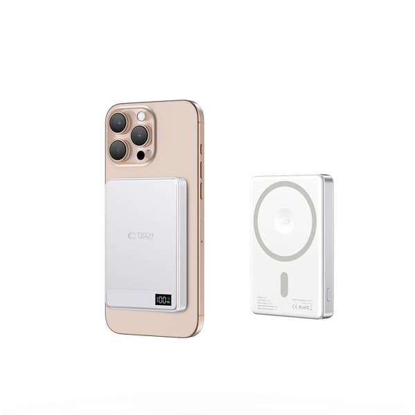 TECH-PROTECT PB33 LIFEMAG MAGSAFE POWERBANK 5000mAh SILVER