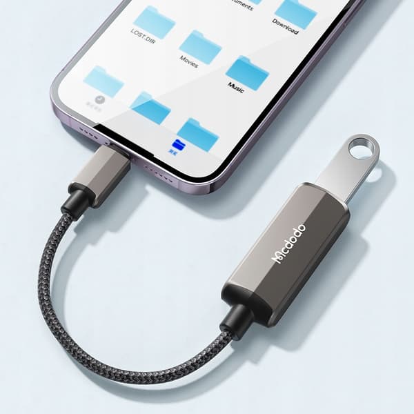 MCDODO LIGHTNING USB 3.0 OTG-ADAPTERKABEL FÖR IPHONE-LADDNING