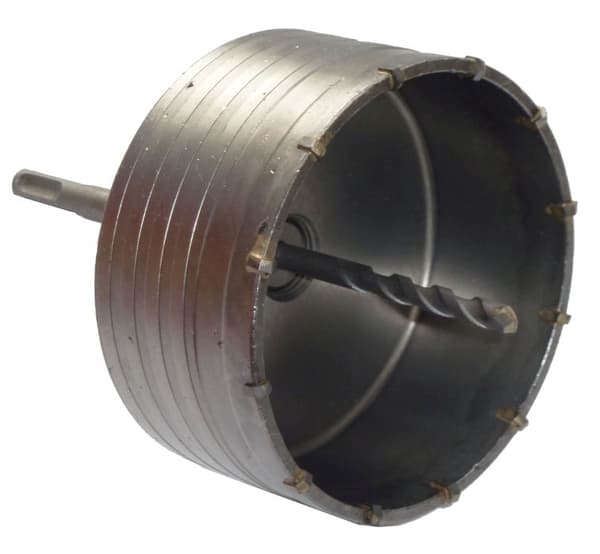 Kernebor 130 mm SDS PLUS Fræser til Beton Krone