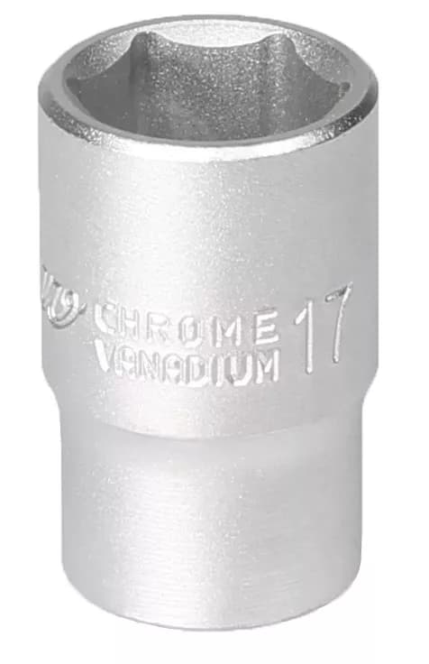 MJW 1/2" topnøgle 6-kantet 17 mm