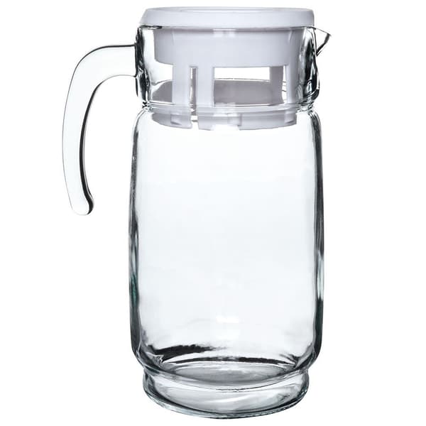 Glaskanna med lock 2 liter