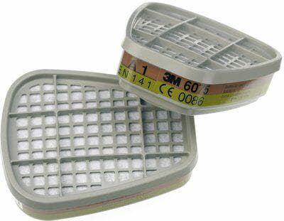 3M FILTER MOD GASER OG DAMPE 2 STK. + FORMALDEHYD 3M6075 A1