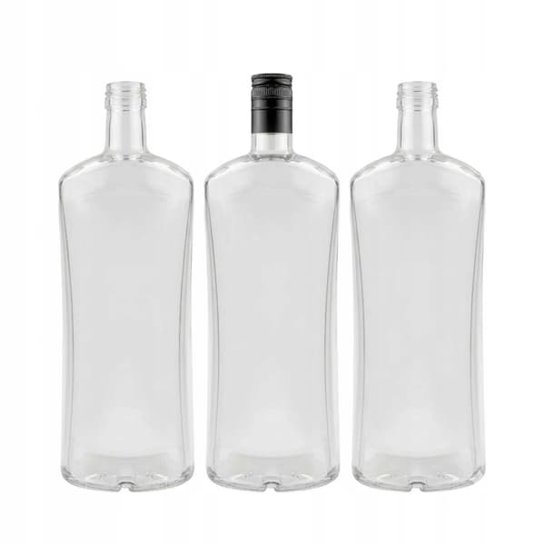 5x DIVA-flaskor 1000ml VINFLASKA ALKOHOL MOONSHINE BRÖLLOPSPRESENT JUICE 1L