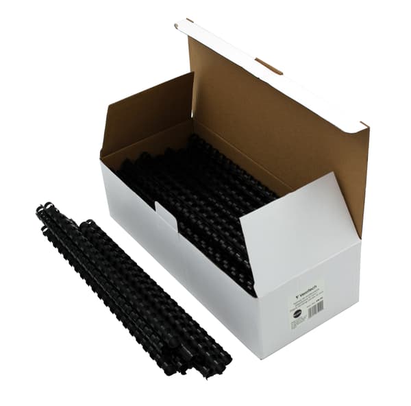Sorte plastikspiraler 12 mm Verotech VB-112