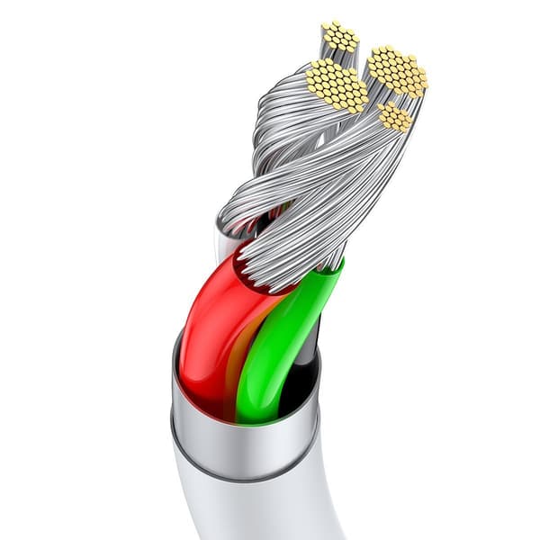 Baseus Superior Series USB til USB-C kabel, 66W, 1m (hvid)