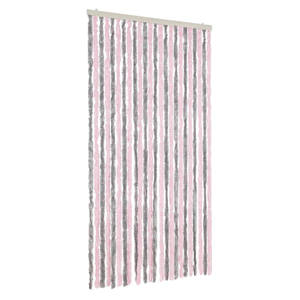vidaXL Flugnät silverrosa 100x200 cm chenille