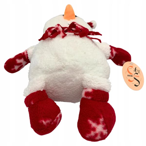 Pluschdjur Julig Snögubbe Halsduk Maskot Vinter Plusch Leksak