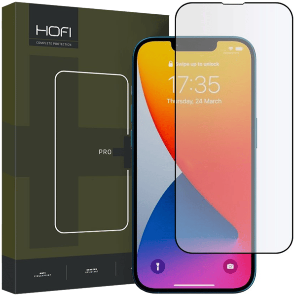 HOFI GLASS PRO+ HÆRDET GLAS TIL IPHONE 14 PRO MAX SORT
