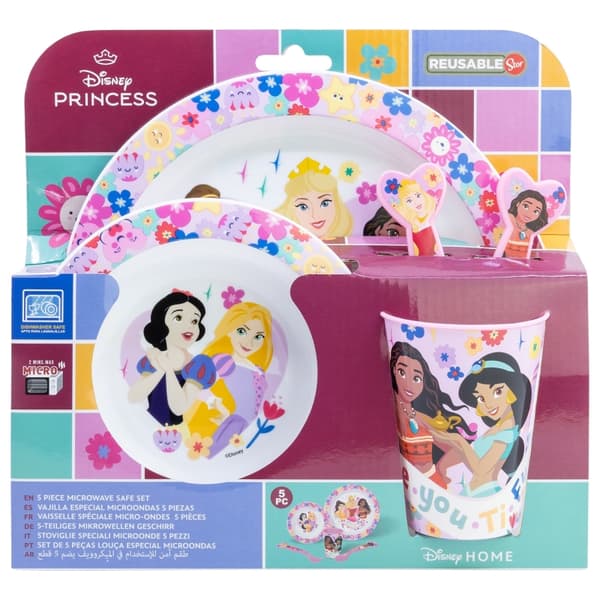 PRINCESS BARNSERVISSET TALLRIKAR SKÅL MUGG BESTICK
