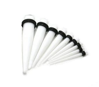 TAPER-korvalevitin, valkoinen - RT01 6 mm