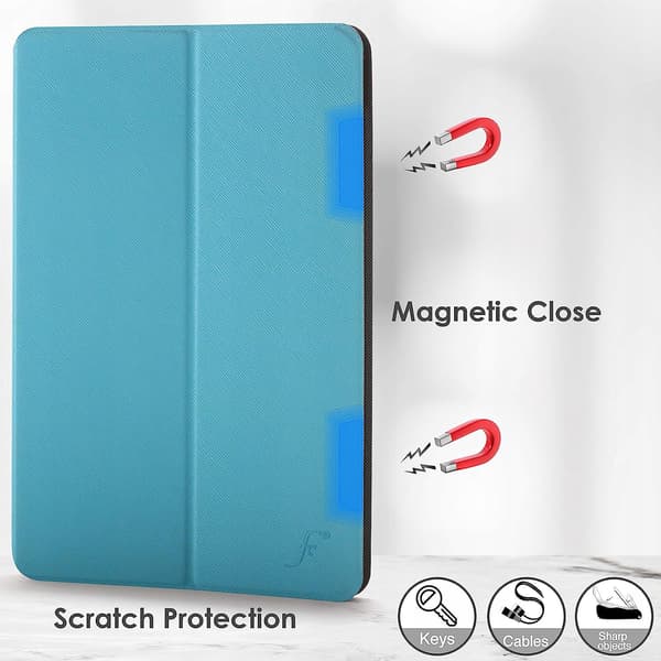 BLÅ LUKKET ETUI TIL SAMSUNG GALAXY TAB S7