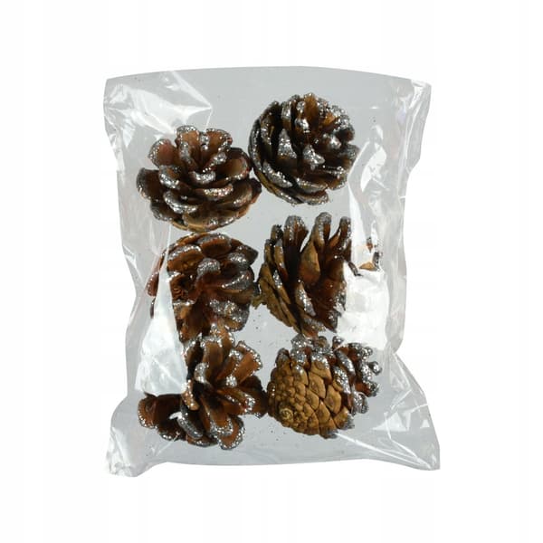 Strutar dekorerade med glitter, 1-pack