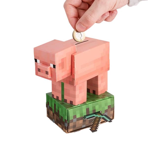 Model Sparegris til selvmontering - Minecraft