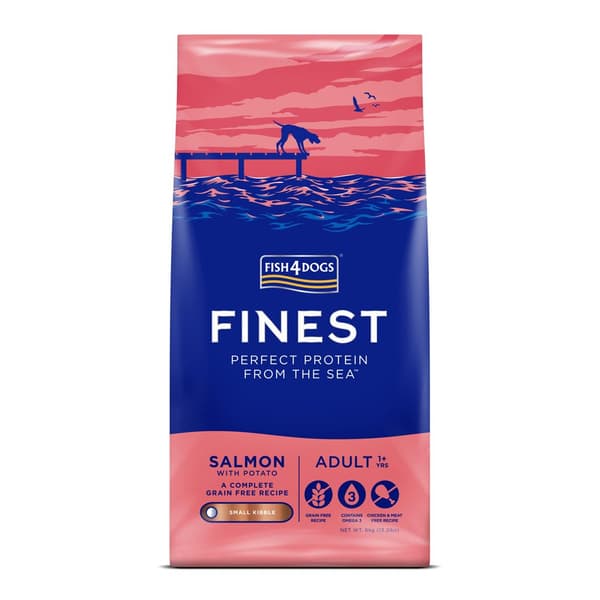 Fish4Dogs Finest Lax Torrfoder för hundar 6 kg