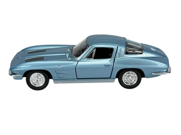 WELLY OLD TIMER 1963 CHEVROLET CORVETTE C2 BLÅ 1:34 43733