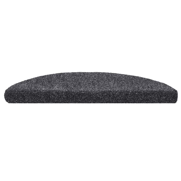 vidaXL selvklæbende trappemåtter 20 stk. mørkegrå 56x17x3 cm