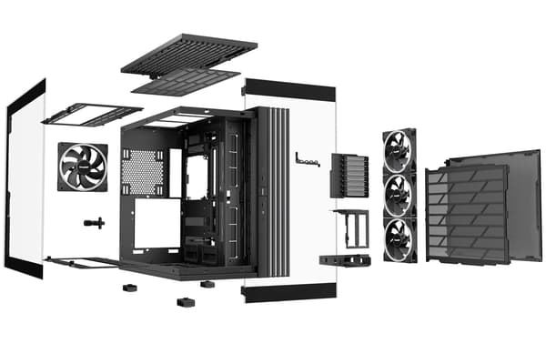 BE QUIET HOUSING! Lysbase 900 FX Sort