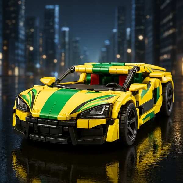 Rakennuspalikat Auto Robotti 2in1 -sarja