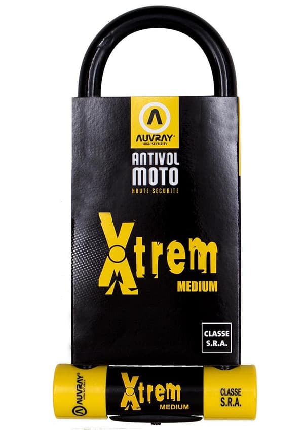 AUVRAY U-LOCK XTREM MEDIUM-spänne - 18 mm stift, 85 mm x 250 mm (SRA-klass)
