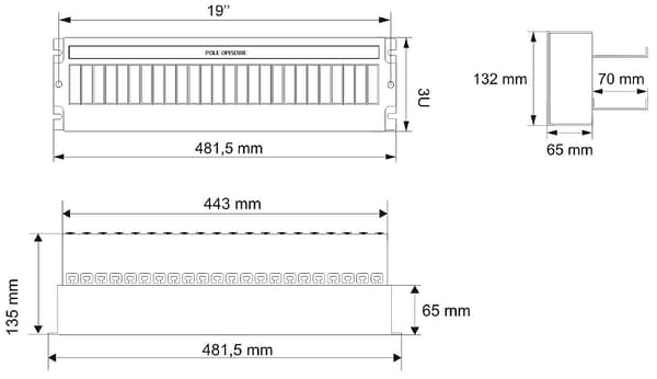 SPÆNDINGSFORDELINGSPANEL A19-TS-35/PD-3U
