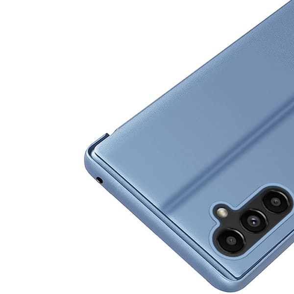 Clear View cover til Samsung Galaxy A14 med flap, sort