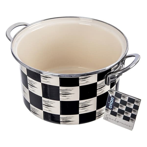 Emaljerad gryta Schackbräde 22 cm, 4 l