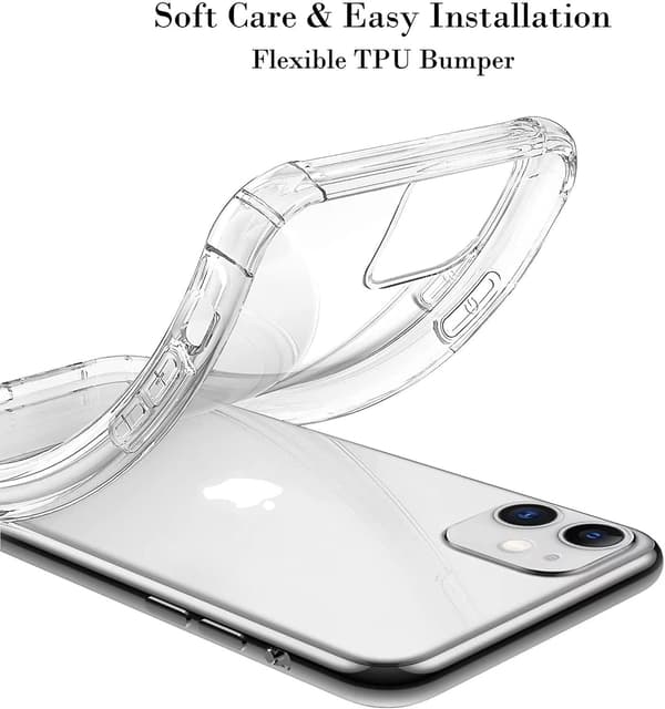 TRANSPARENT SILIKONSKAL FÖR IPHONE 11 6'1 TUM