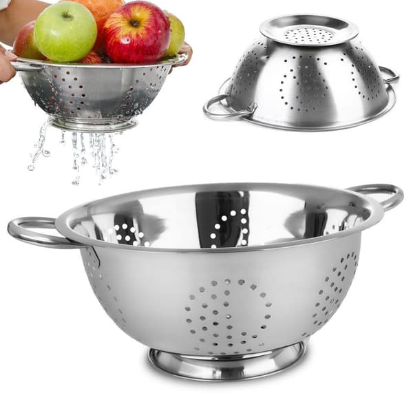 Ruostumaton keittiöseulaaja 24 cm