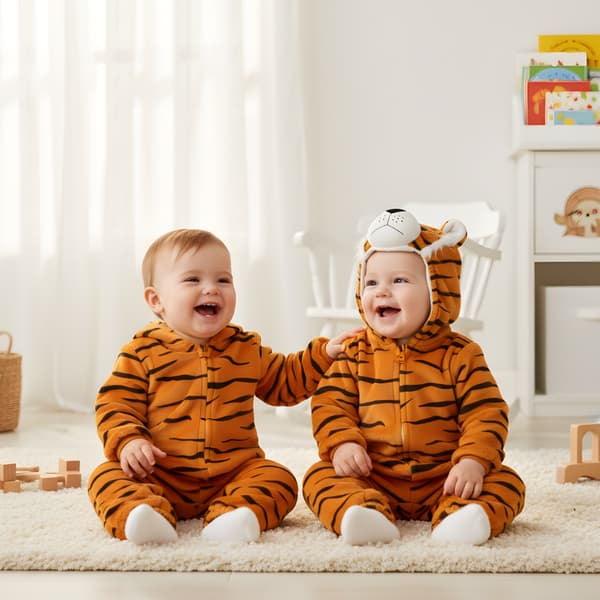 Heldragt til baby Tiger 120 cm: 93-101 cm