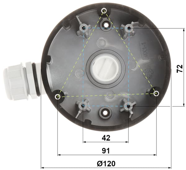 DS-1280ZJ-DM46 Hikvision KAMERAFÄSTE