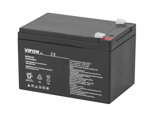Vipow 12V/14Ah Gelbatteri